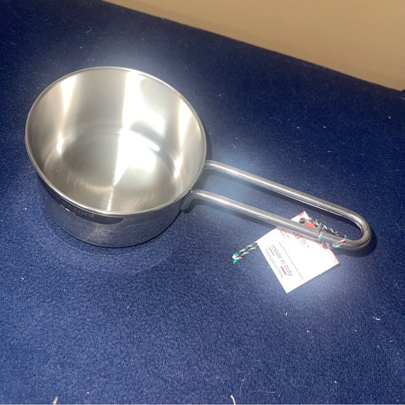 BARAZZONI S.P.A. Steinless Steel Saucepan 10 Cm Diameter MADE IN ITALY NWT - Picture 2 of 16